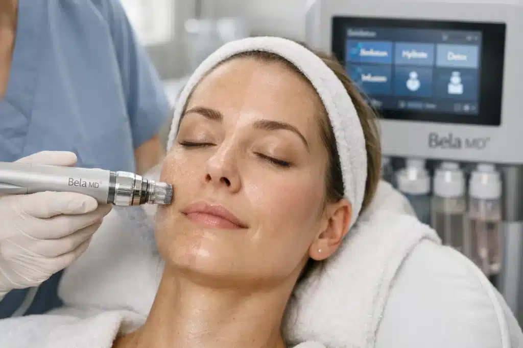 Bela MD vs. the Standard Facial